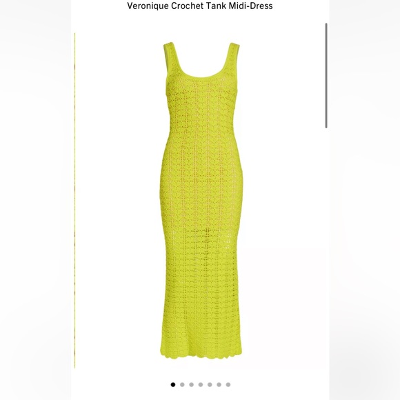 Alice + Olivia Veronique Crochet Tank Midi-Dress - Picture 2 of 5